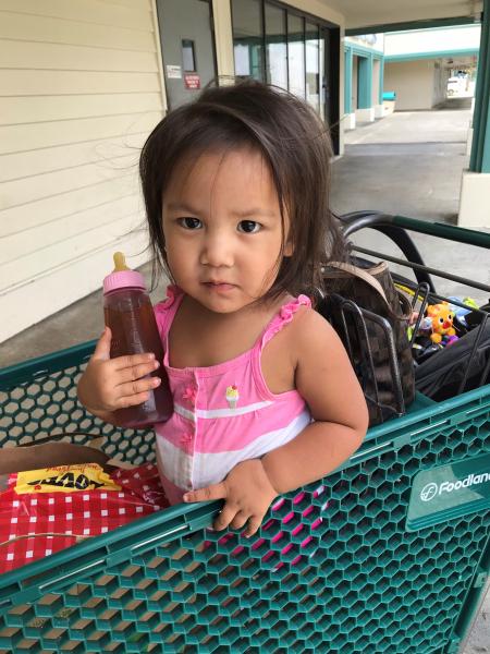 Missing Children: Roxanne Kukahiko-Kealohanui, eyes color Brown, hair color Black, weight 30pounds, height 3feet